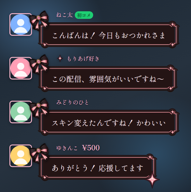 gothic の見本
